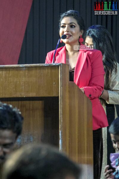 Shaashvi Bala At The 'Ellam Mela Irukuravan Pathupan' Audio Launch