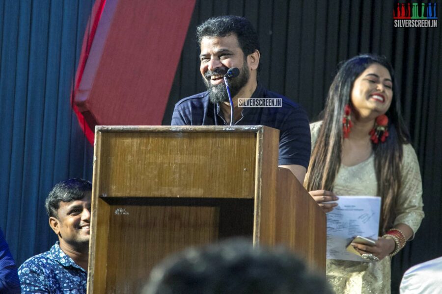 Ameer At The 'Ellam Mela Irukuravan Pathupan' Audio Launch