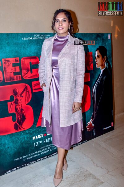 Richa Chadda At The 'Section 375' Trailer Launch