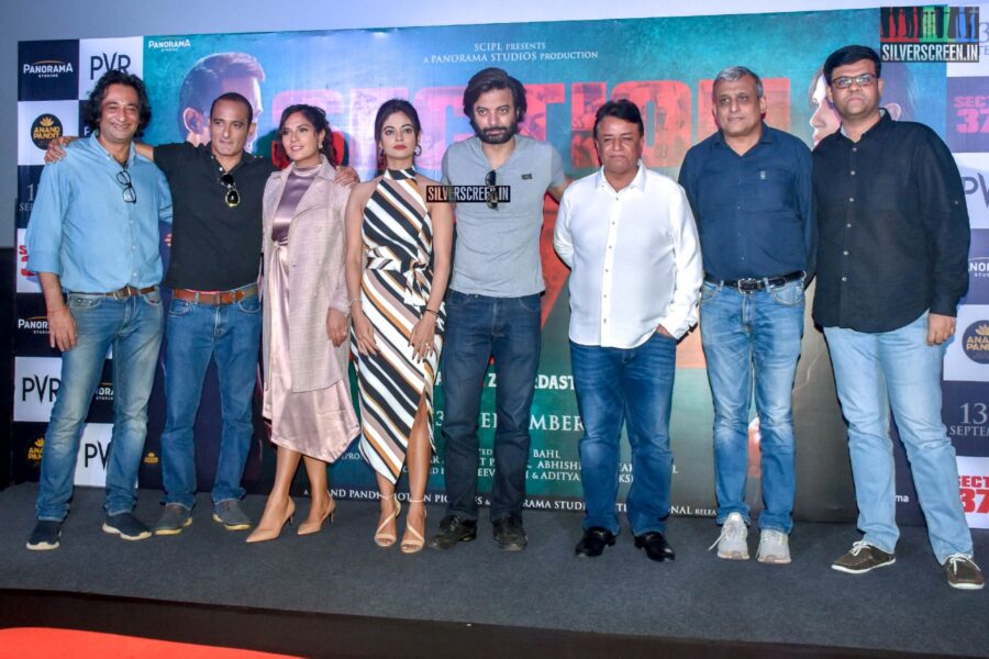 Akshaye Khanna, Richa Chadda At The 'Section 375' Trailer Launch