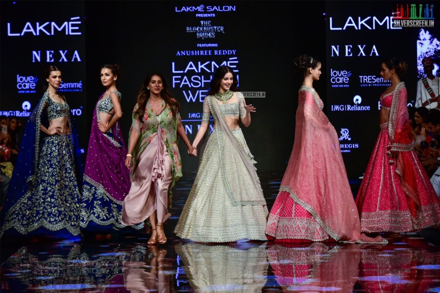 Ananya Panday Walks The Ramp For Anushree Reddy At The Lakme Fashion Week 2019 - Day 4