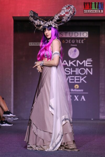 Adah Sharma Walks The Ramp For Pinkey Agarwal At The Lakme Fashion Week 2019 - Day 4
