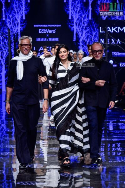 Athiya Shetty Walks The Ramp For Abraham & Thakore At The Lakme Fashion Week 2019 - Day 2