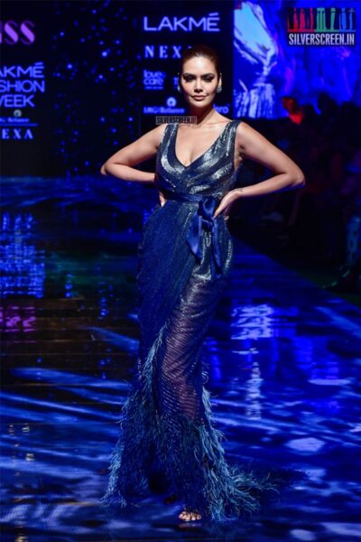 Esha Gupta Walks The Ramp For Pallavi Mohan At The Lakme Fashion Week 2019 - Day 1