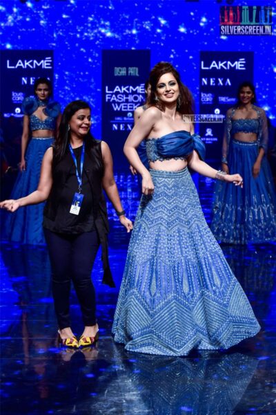 Kangana Ranaut Walks The Ramp For Disha Patil At The Lakme Fashion Week 2019 - Day 5