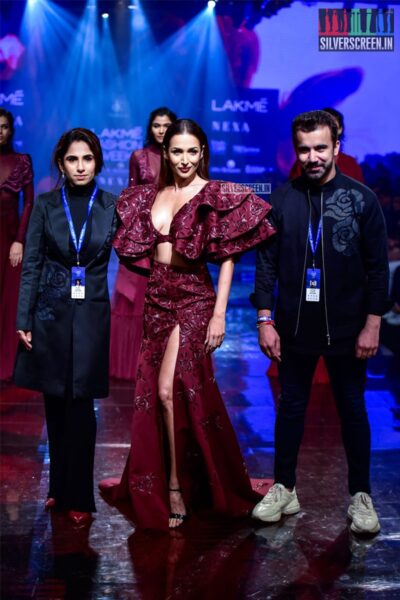 Malaika Arora Walks The Ramp For Diya Rajvir At The Lakme Fashion Week 2019 - Day 5