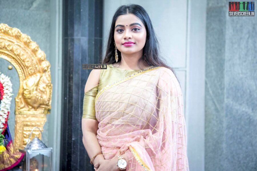 Anisha Xavier At The 'Thenampettai Mahesh' Movie Launch