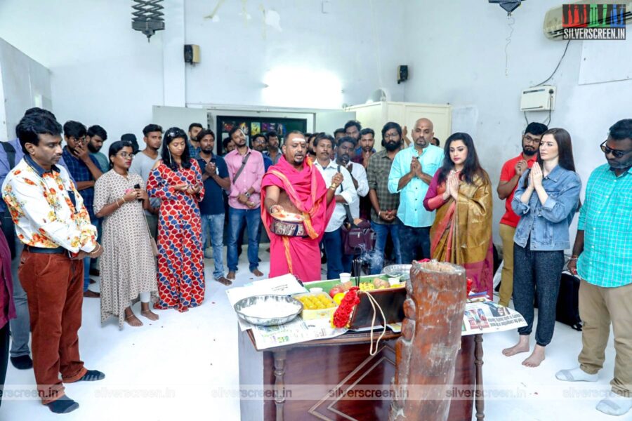 Meena, Giorgia Andriani At The 'Karoline Kamakshi' Web Series Launch