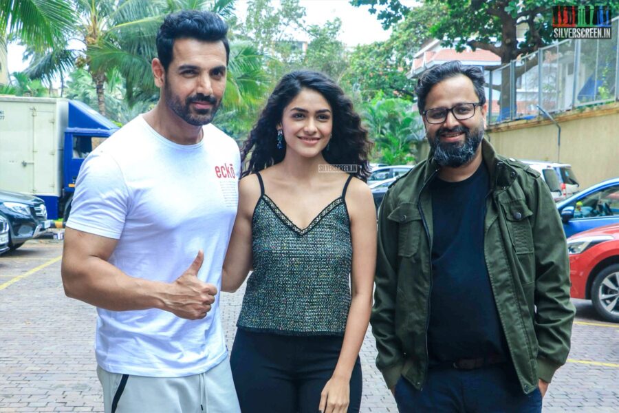 Mrunal Thakur And John Abraham Promote 'Batla House'