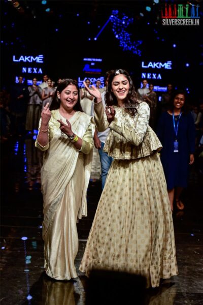 Mrunal Thakur Walks The Ramp For Aavaran Udaipur At The Lakme Fashion Week 2019 - Day 2