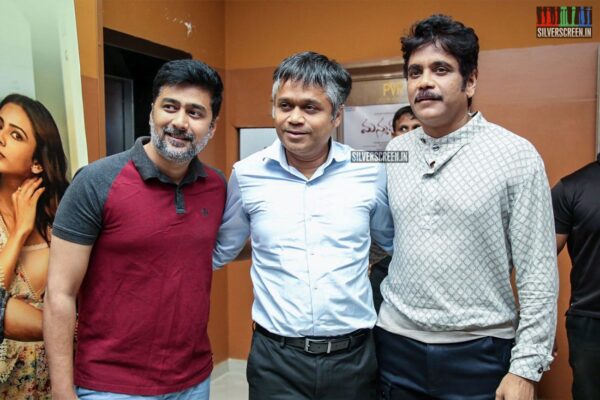 Nagarjuna At The 'Manmadhadu 2' Trailer Launch