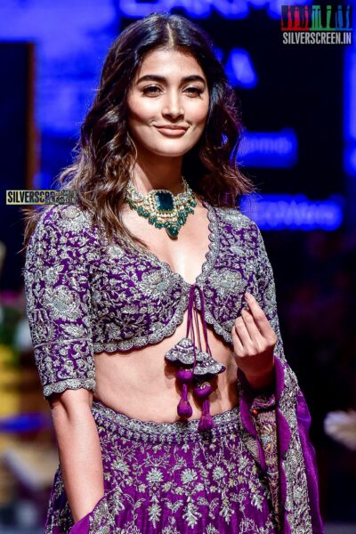 Pooja Hegde Walks The Ramp For Jayanti Reddy At The Lakme Fashion Week 2019 - Day 3