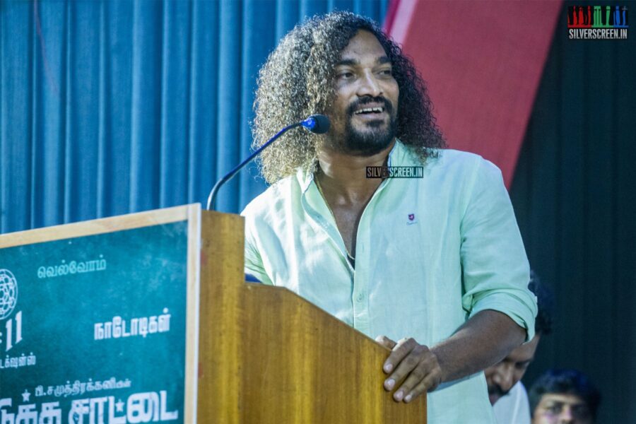 Stunt Silva At The 'Adutha Saattai' Audio Launch