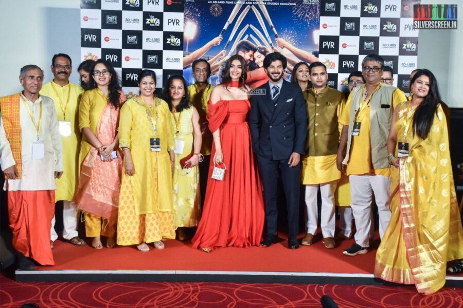 Sonam Kapoor, Dulquer Salmaan At 'The Zoya Factor' Trailer Launch