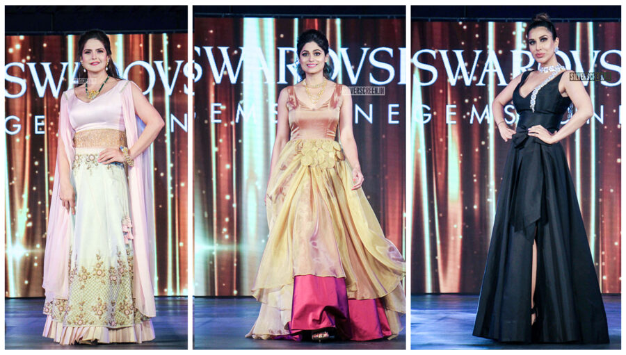 Sophie Choudry, Shamita Shetty Walks The Ramp For Swarovski