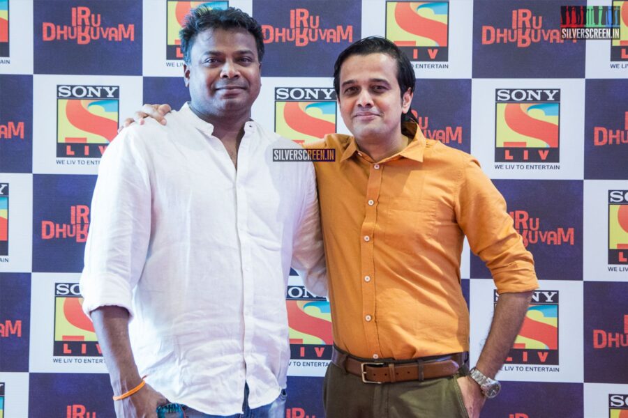 Celebrities At The Launch Of 'Iru Dhuruvam' Web Series
