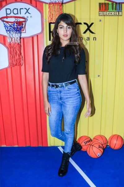 Rhea Chakraborty At The Launch Of 'The Winter Games' Collection