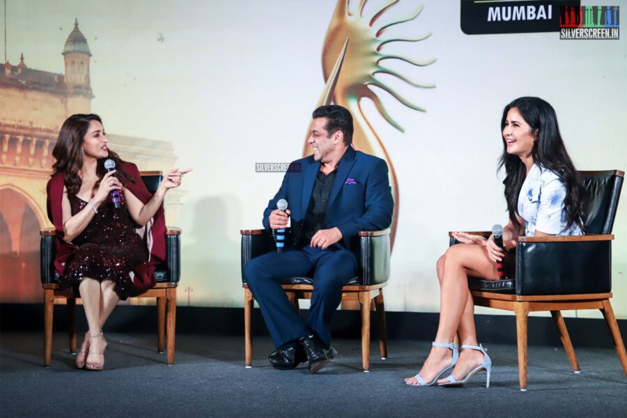 Salman Khan, Katrina Kaif, Madhuri Dixit At The 'IIFA 2019' Press Meet