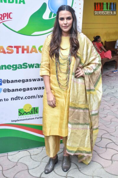 Neha Dhupia At 'Banega Swasth India' Campaign