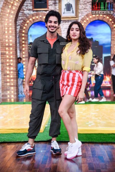 Ishaan Khattar, JanhviKapoor On The Sets Of 'Movie Masti' With Maniesh Paul Show