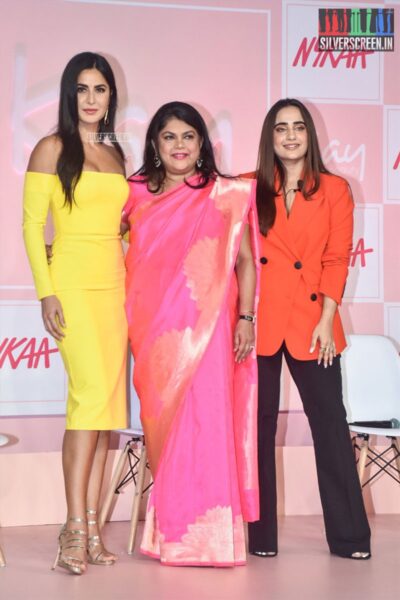 Katrina Kaif, Kusha Kapila, Falguni Nayar At The Nykaa's 'Kay By Katrina' Brand Launch