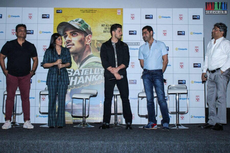 Megha Akash, Sooraj Pancholi At The 'Satellite Shankar' Trailer Launch