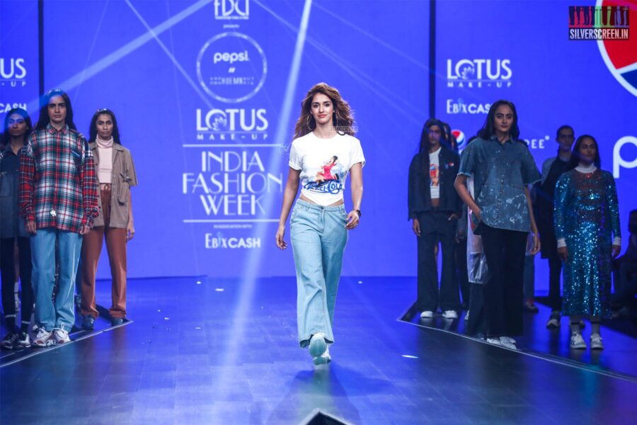 Disha Patani At 'Lotus Makeup India Fashion Week 2019'