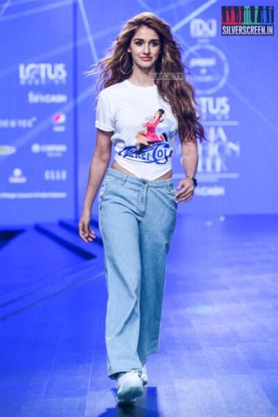 Disha Patani At 'Lotus Makeup India Fashion Week 2019'