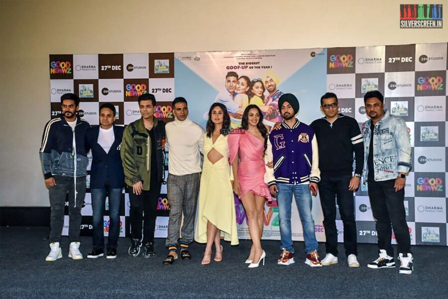 Akshay Kumar, Kareena Kapoor, Kiara Advani, Diljit Dosanjh At The 'Good Newwz' Trailer Launch