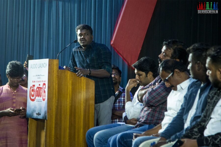 Mari Selvaraj At The 'Irandam Ulagaporin Kadaisi Gundu' Audio Launch