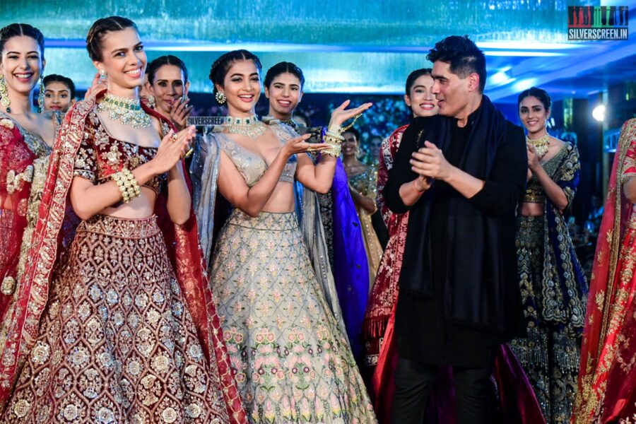 Pooja Hegde Walks The Ramp For Manish Malhotra's Wedding Collection