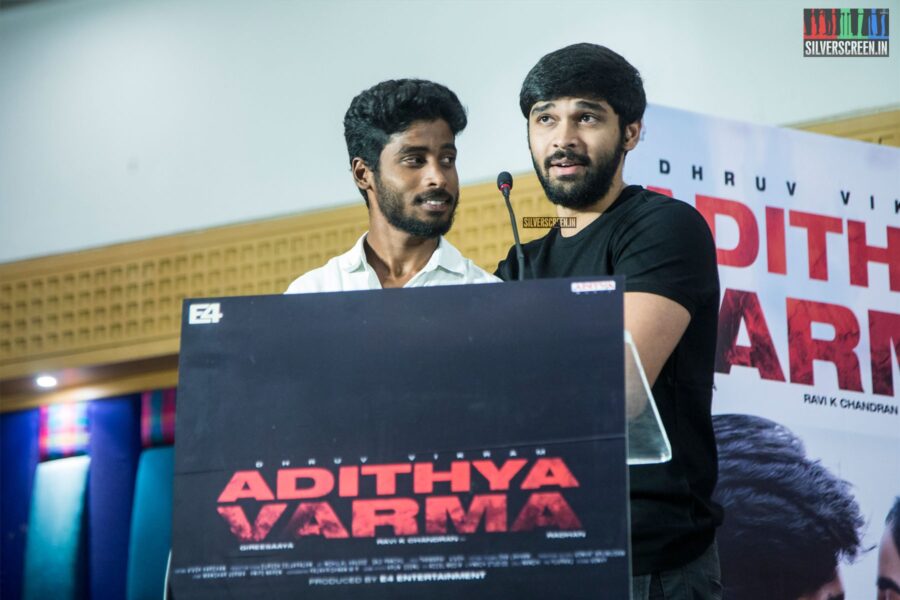 Dhruv Vikram At The 'Adithya Varma' Thanksgiving Meet