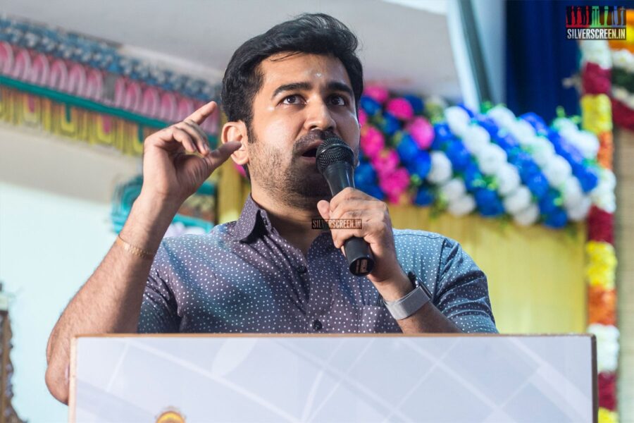 Vijay Antony At The 'Thamezharasan' Audio Launch