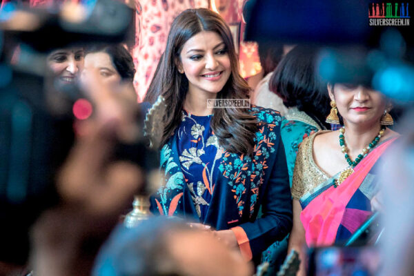 Kajal Aggarwal At The Bridal Story Wedding Exhibition