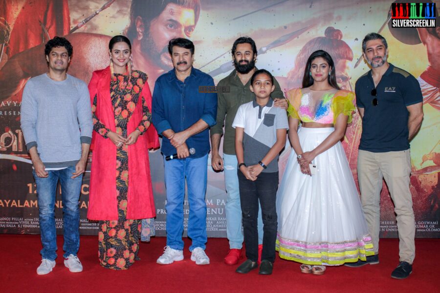 Mammootty, Prachi Tehlan At The 'Mamangam' Trailer Launch