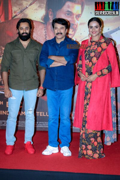 Mammootty, Prachi Tehlan At The 'Mamangam' Trailer Launch