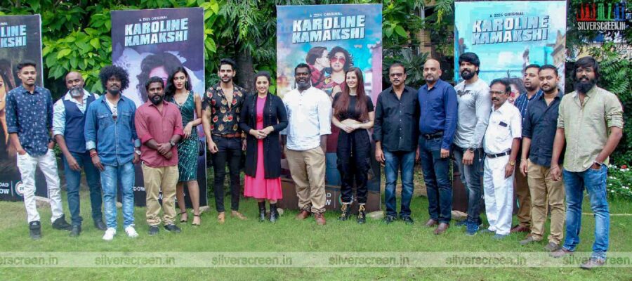 Meena, Giorgia Andriani At The ‘Karoline Kamakshi’ Web Series Press Meet