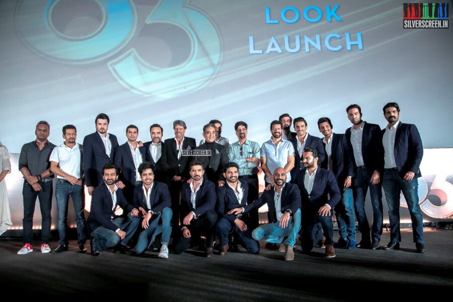 Kamal Haasan, Ranveer Singh, Jiiva, Kapil Dev At The First Look Launch Of '83'