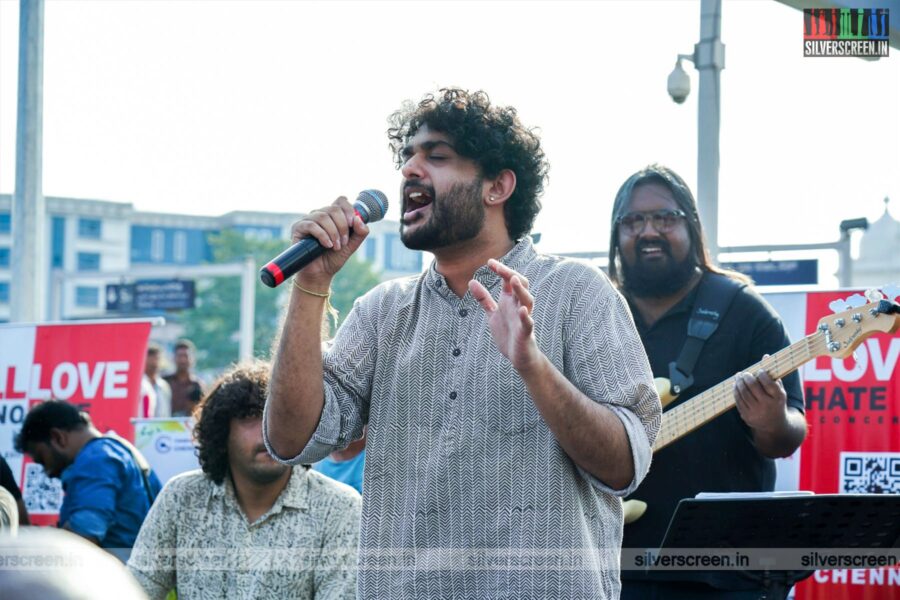 Sid Sriram Promotes 'All Love No Hate' Live In Concert in Chennai