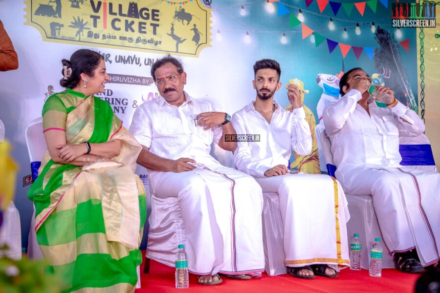 Anirudh Ravichander, Suhasini Mani Ratnam At The Launch of 'Village Ticket 2020'