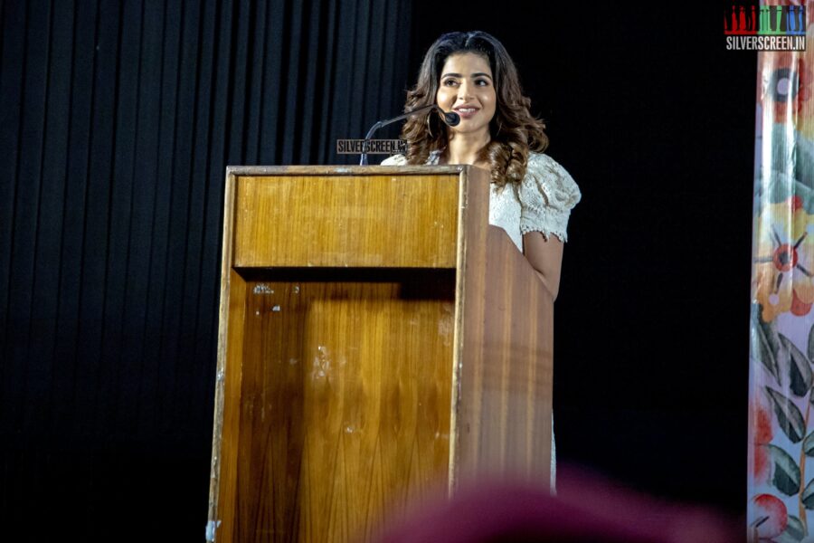 Iswarya Menon At The ‘Naan Sirithal’ Success Meet