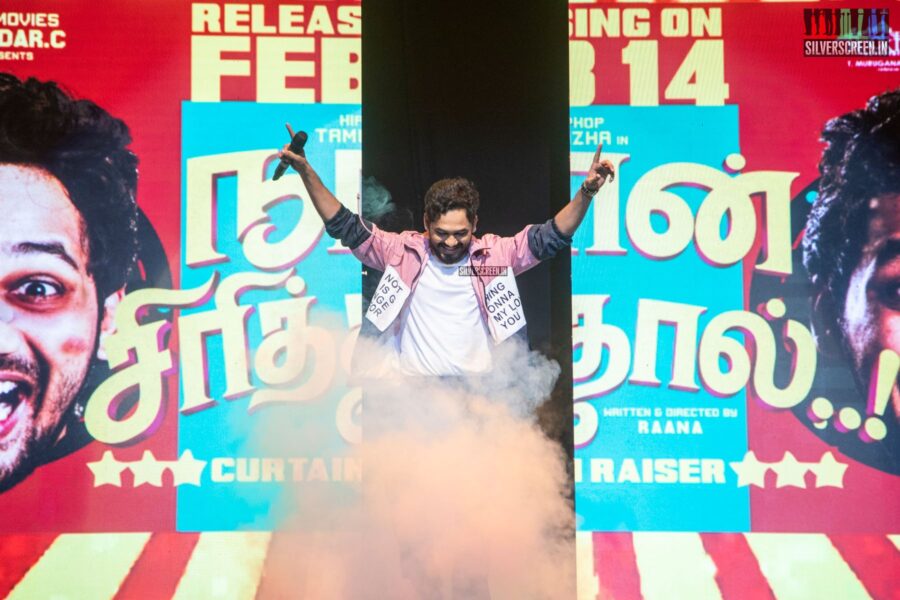 Hiphop Tamizha Aadhi At The 'Naan Sirithal' Audio Launch