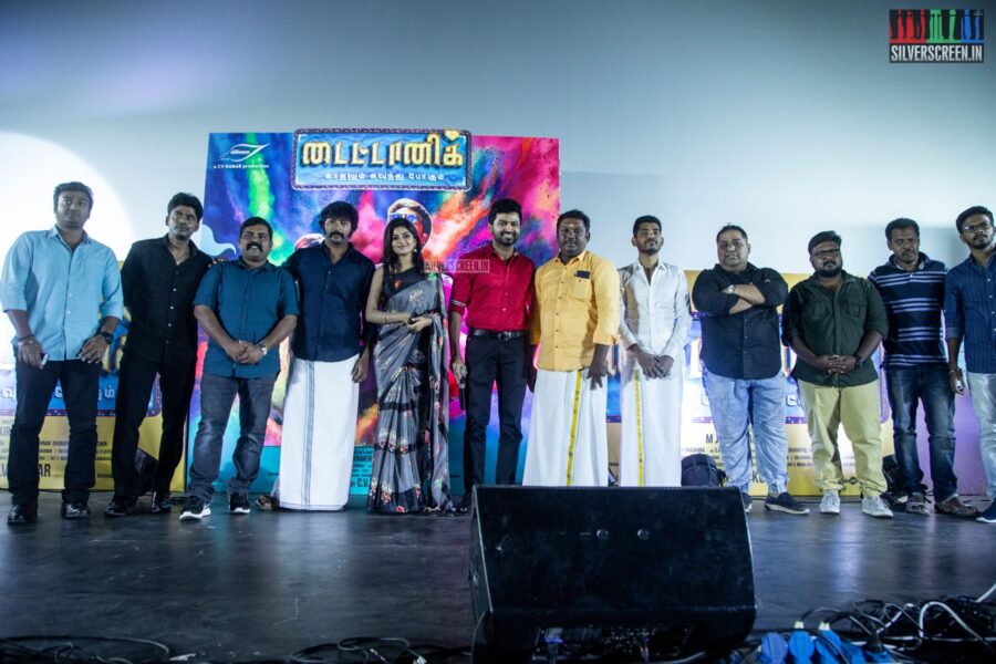 Kalaiarasan, Anandhi At The 'Titanic' Audio Launch