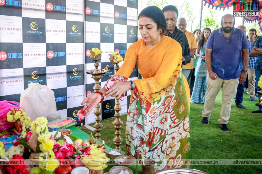 Suhasini Mani Ratnam At The 'Hey Sinamika' Movie Launch