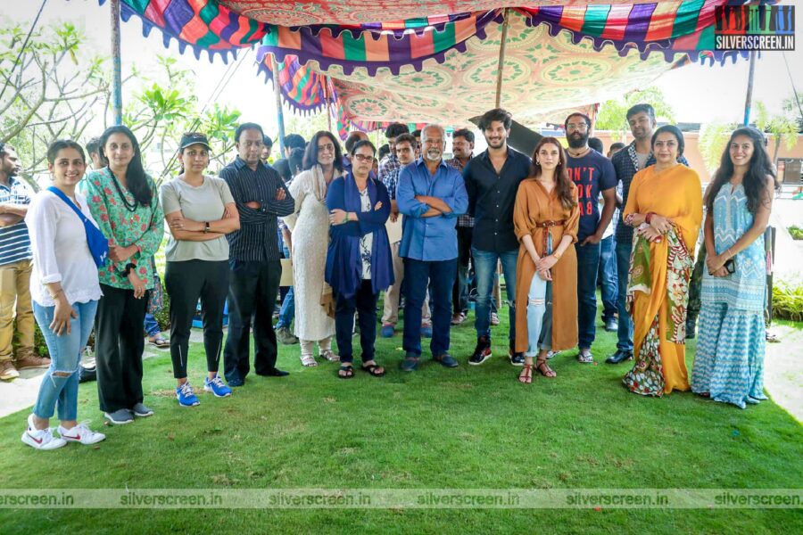Dulquer Salmaan, Aditi Rao Hydari At The 'Hey Sinamika' Movie Launch