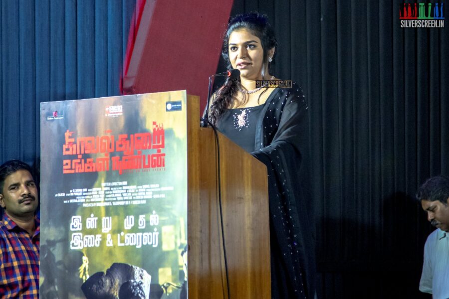 Raveena Ravi At The 'Kavalthurai Ungal Nanbann' Audio Launch