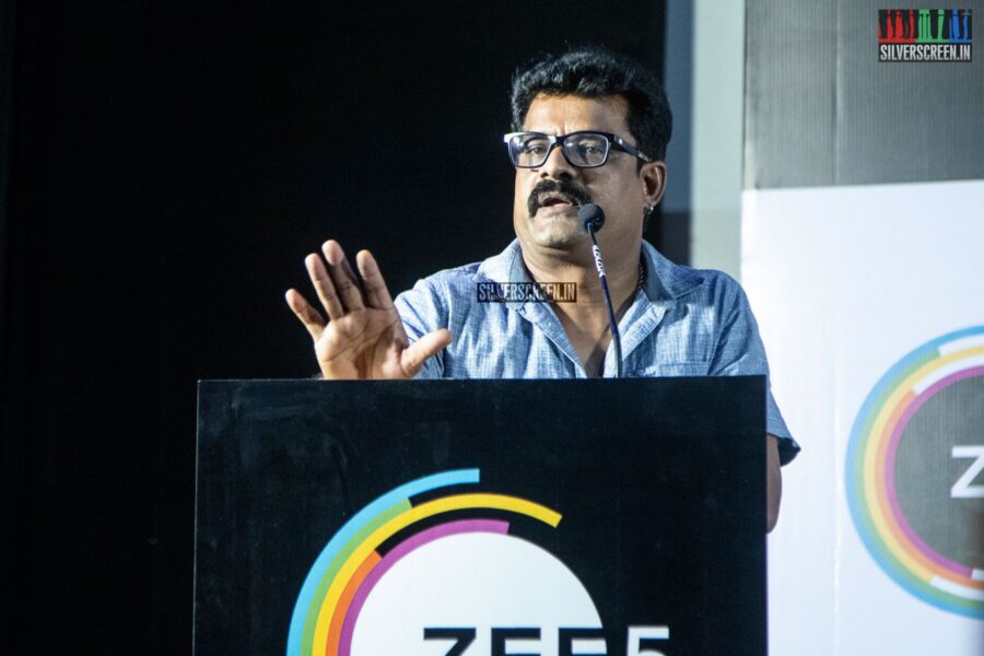 Bose Venkat At The 'Kannamoochi' Press Meet