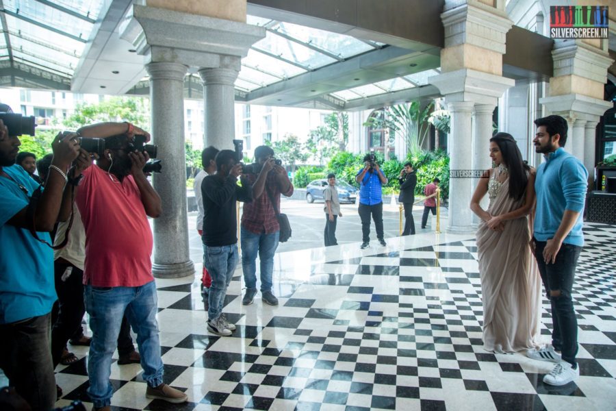 Harish Kalyan, Tanya Hope At The 'Dharala Prabhu' Press Meet