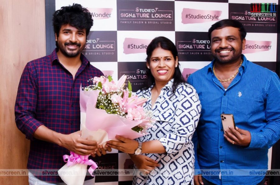 Sivakarthikeyan At A Salon Launch In Chennai