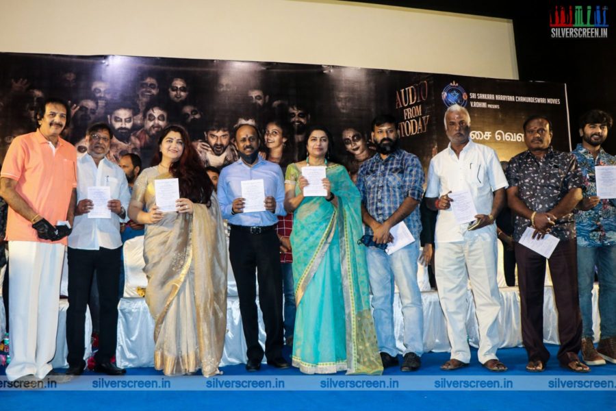 Kushboo, Suhasini Mani Ratnam At The Maayathirai Audio Launch